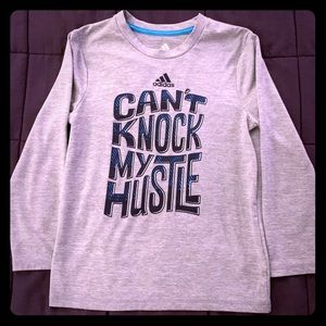 Adidas Boys Active Long-Sleeve Graphic Shirt